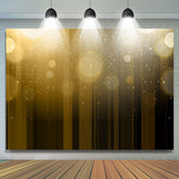 Lofaris UK Shiny Bokeh Brown Gold Celebration Holiday Backdrop
